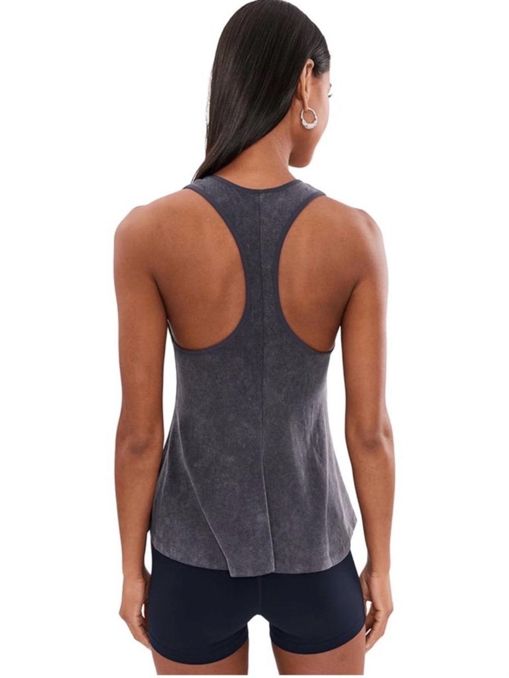 15. FP Movement by Free People Washed Charcoal Racerback Tank